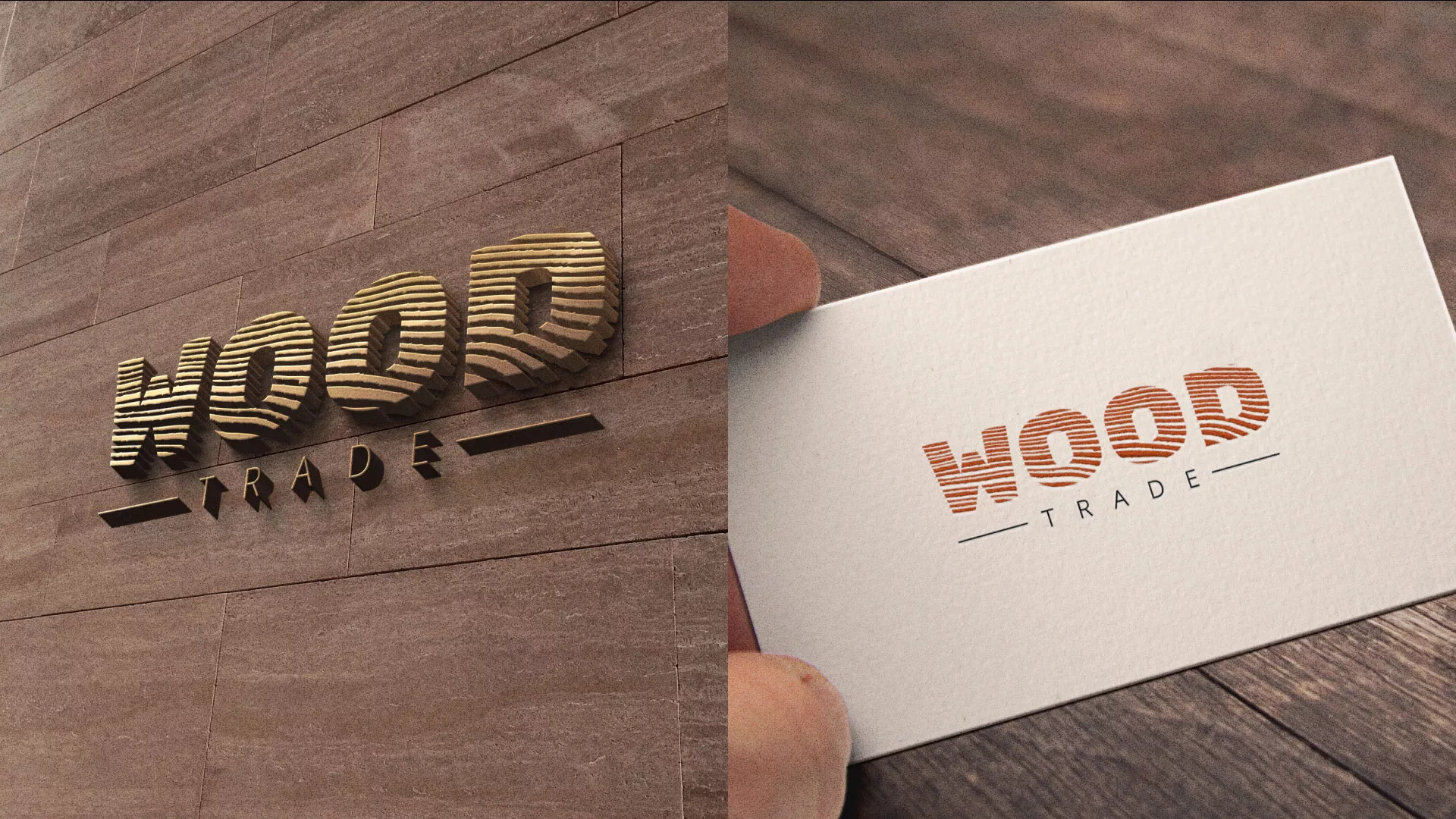 Разработка логотипа для компании «Wood Trade» в Лениногорске