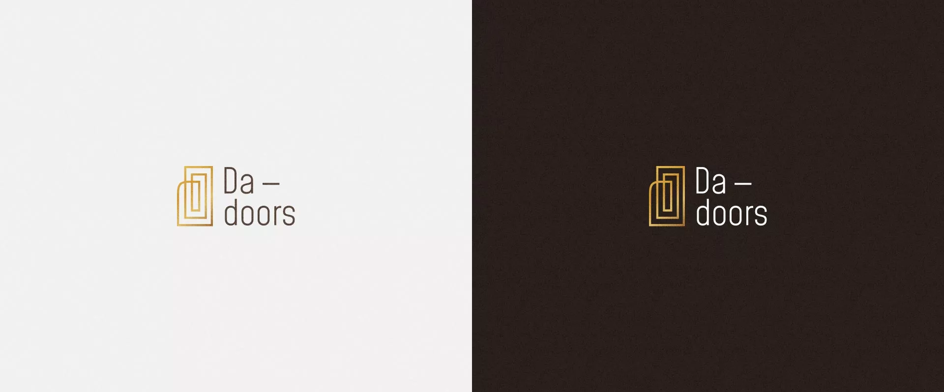 Разработка логотипа для компании «DA-DOORS» в Лениногорске